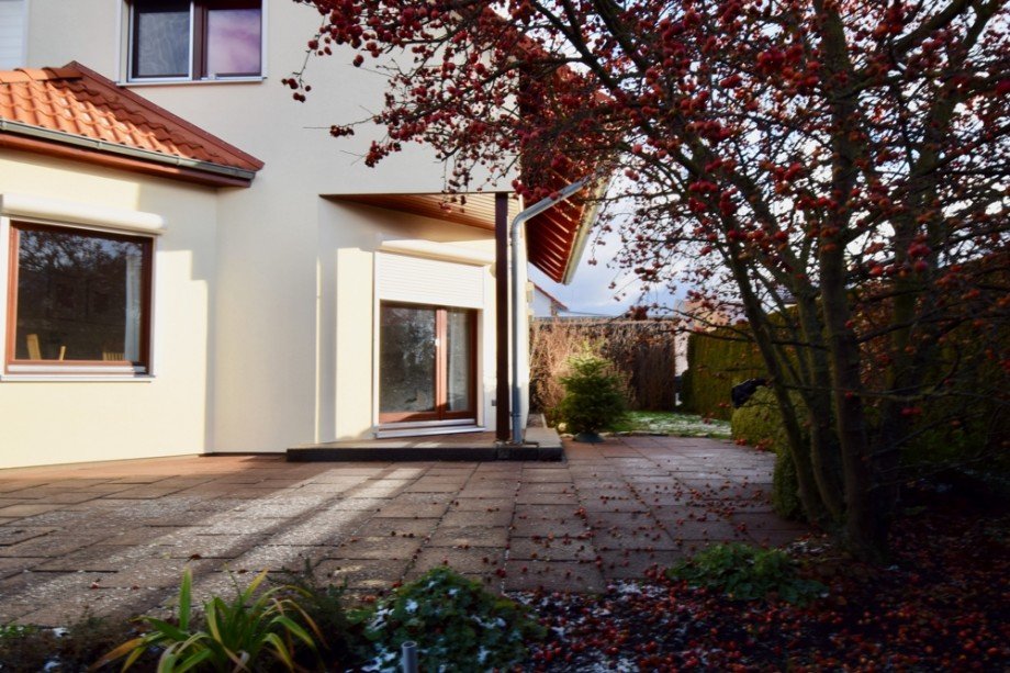 Terrasse und Garten Einfamilienhaus Erfurt