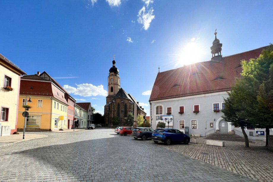 Buttst�dt Marktplatz mit Rathaus Etagenwohnung Buttst�dt