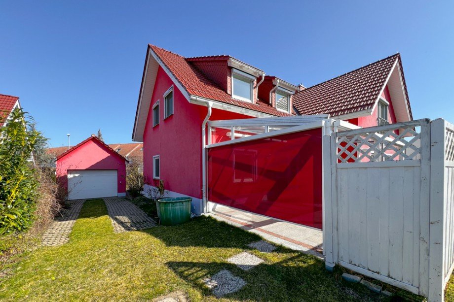 Perfekter Terrassensichtschutz Einfamilienhaus Erfurt / Stotternheim