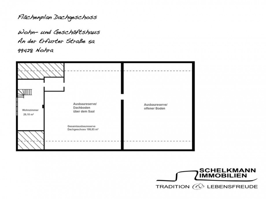 Fl�chenplan DG Nohra Haus Nohra
