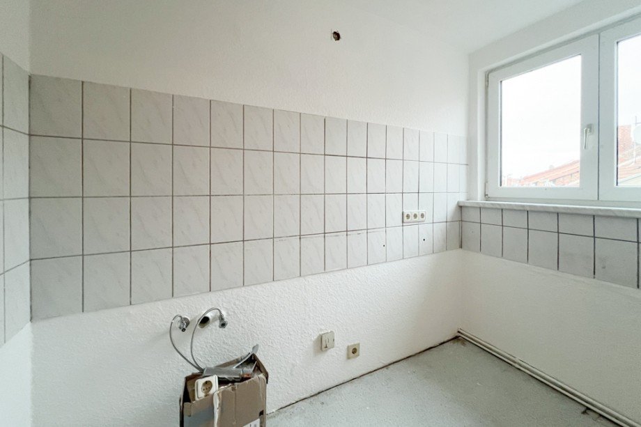 Kleine Tageslichtk�che Dachgeschosswohnung Erfurt