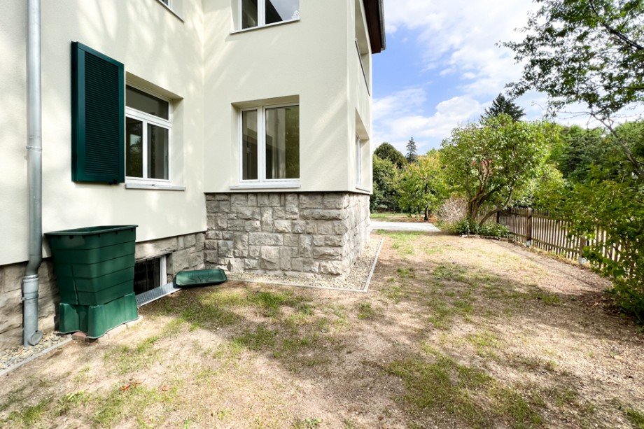 Privater Gartenbereich Erdgeschosswohnung Arnstadt