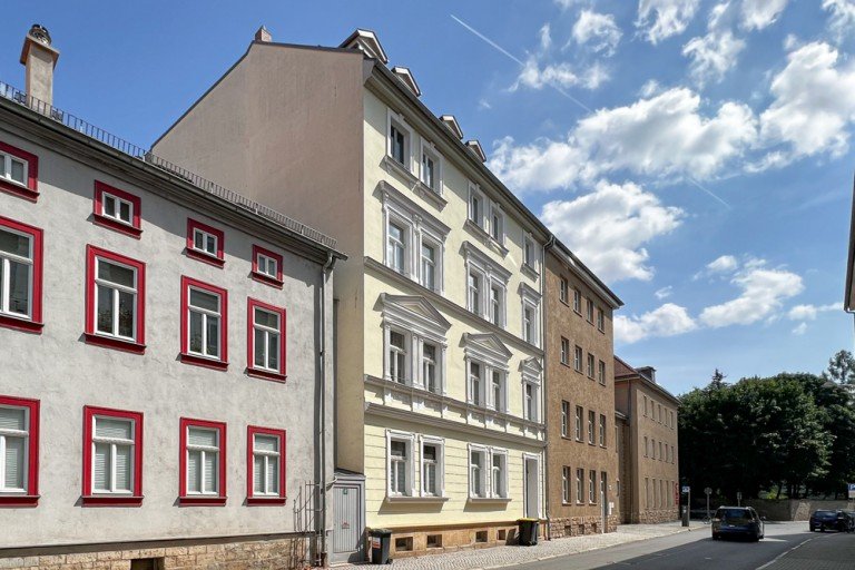 Altbauwohnung hinterm Dom Erfurt / Altstadt Etagenwohnung Kleine Etagenwohnung mit Balkon in der Erfurter Altstadt
