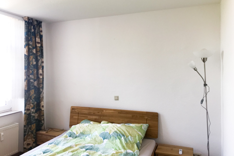 Gem�tliches Schlafzimmer Maisonettewohnung Erfurt / Andreasvorstadt