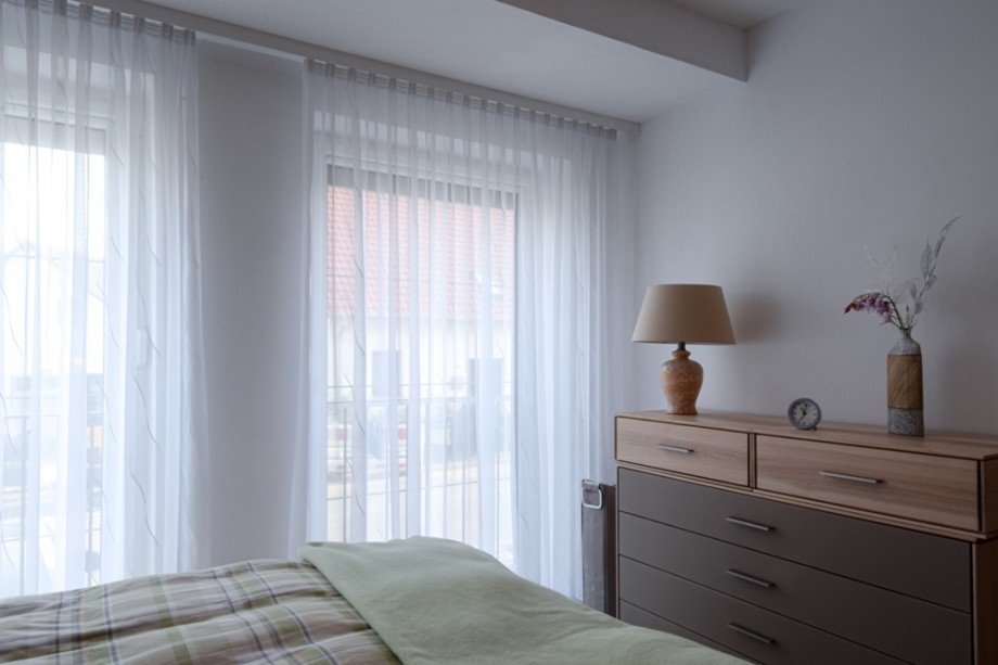 Schlafzimmer mit Stil Erdgeschosswohnung Herbsleben