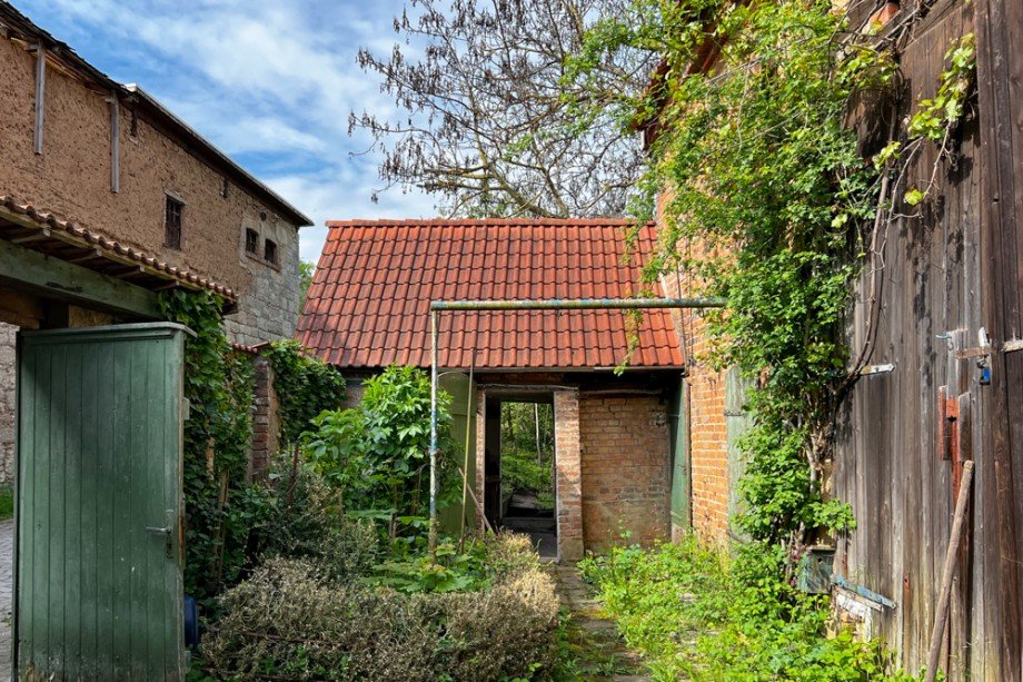 Eingang Schuppen Bauernhaus Gro�heringen