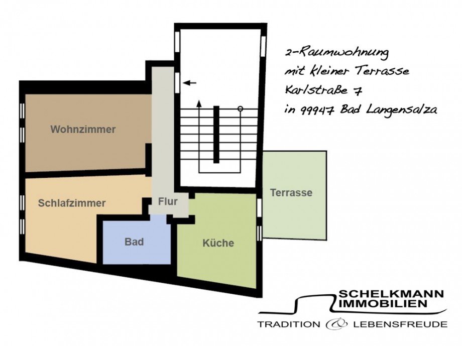 Grundriss Bad Langensalza Wohnung Etagenwohnung Bad Langensalza