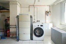 Heizung im Hauswirtschaftsraum Liebevoll saniertes Bauernhaus mit Hinterhaus & Garten in Erfurt/ Bindersleben