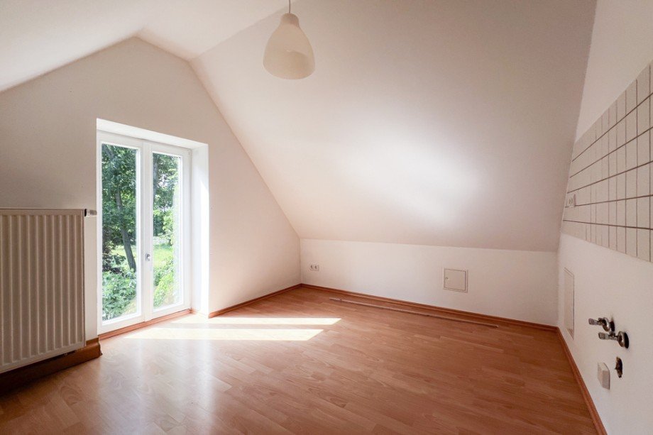 K�che mit bodentiefen Fenstern Erdgeschosswohnung Arnstadt