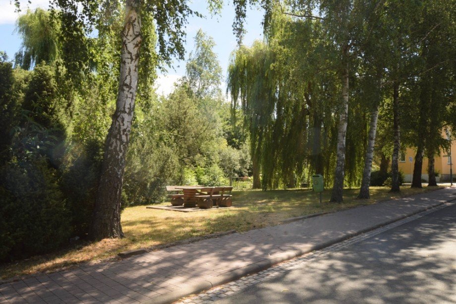 Kleiner Park hinter dem Haus Haus Nohra