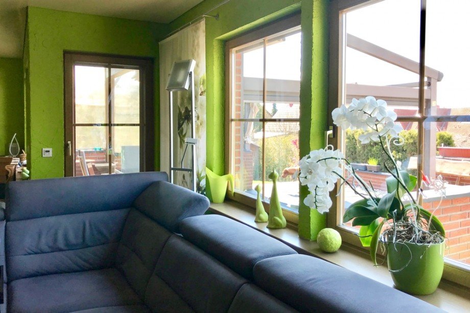 Fensterfront Wohnzimmer Einfamilienhaus Arnstadt/ Marlishausen