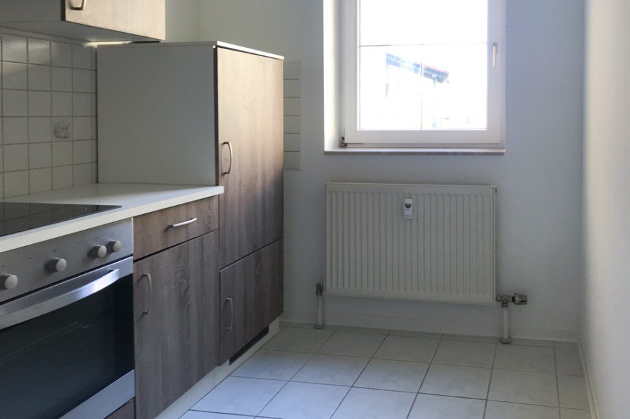 Tageslichtk�che mit Platz f�r kleine Essecke Erdgeschosswohnung Herbsleben