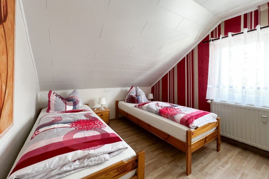 Schlafzimmer im OG Einfamilienhaus Oberhof