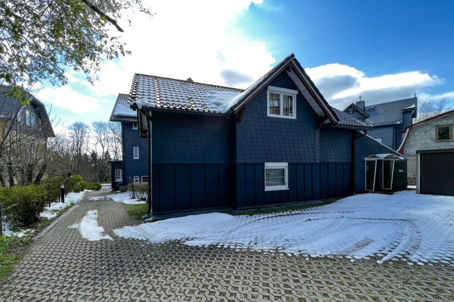Zufahrt zum Grundst�ck Einfamilienhaus Oberhof