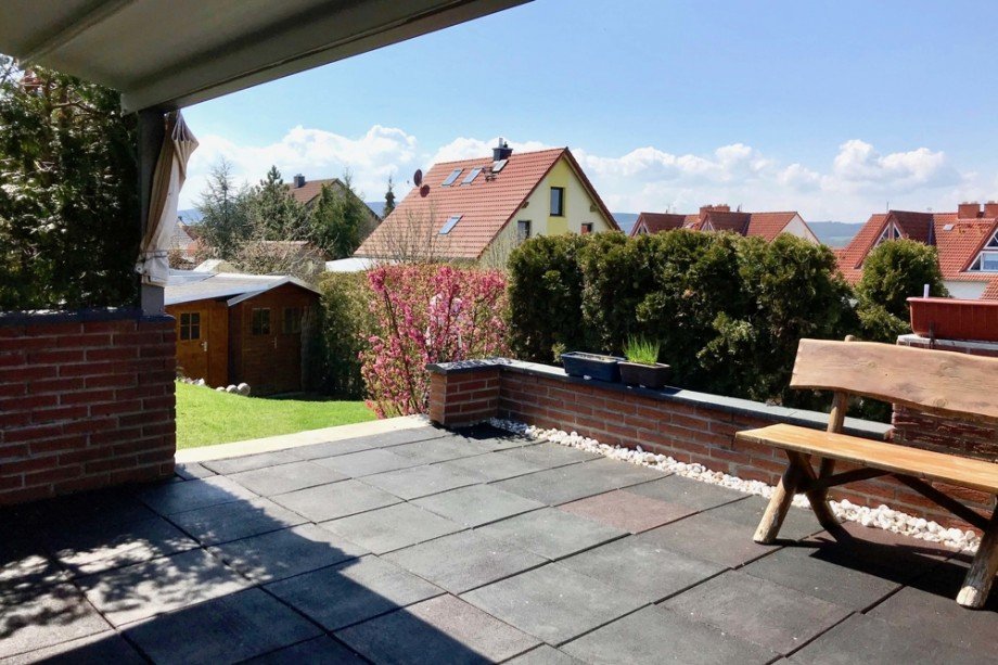 Terrasse im Gr�nen Einfamilienhaus Arnstadt/ Marlishausen