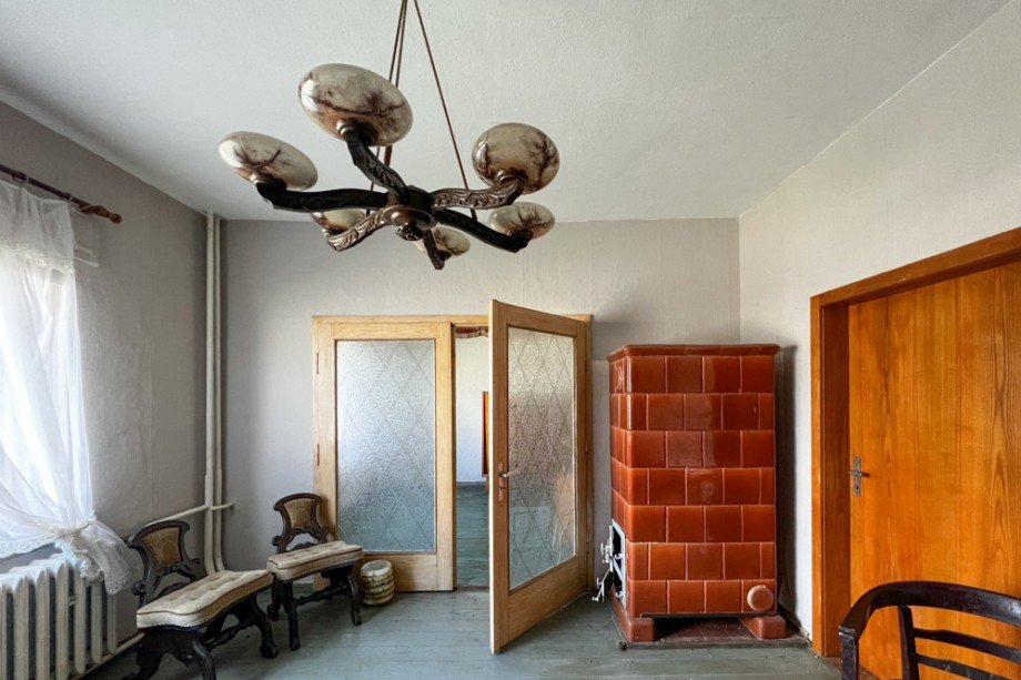 Kamin im Esszimmer Mehrfamilienhaus Bretleben