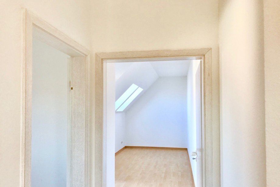 Blick ins Schlafzimmer Etagenwohnung Erfurt