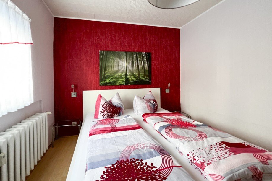 Schlafzimmer im EG Einfamilienhaus Oberhof