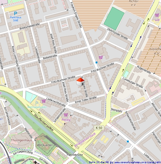 Kurt Beate Stra�e 5 in 99086 Erfurt Maisonettewohnung Erfurt / Johannesplatz