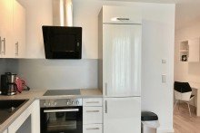 Klassische Einbauk�che Exklusiver Wohnkomfort- m�blierte Terrassenwohnung in Klinik- & Unin�he