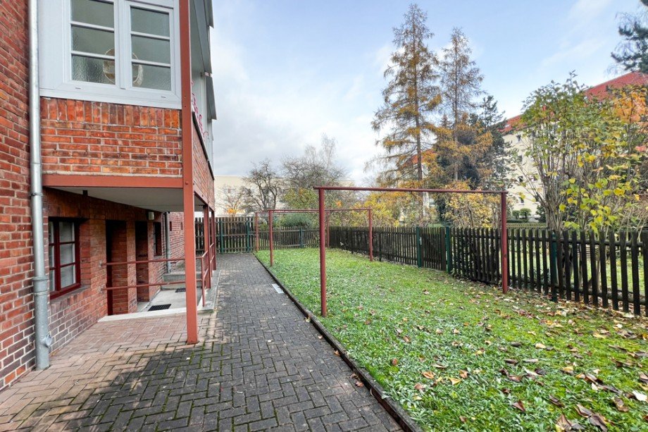 Hof mit W�scheplatz Etagenwohnung Erfurt / Kr�mpfervorstadt