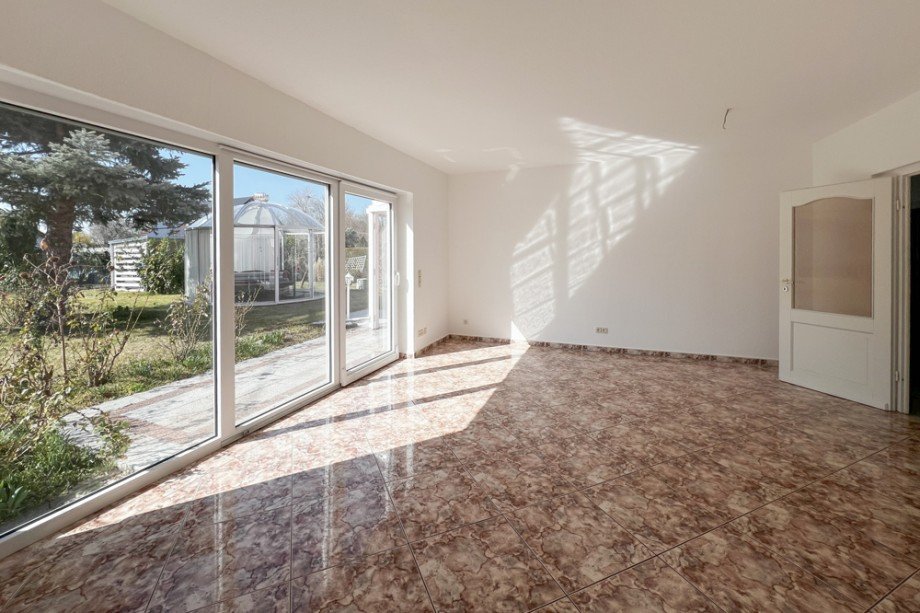 Gro�e Fensterfront zum Garten Einfamilienhaus Erfurt / Stotternheim