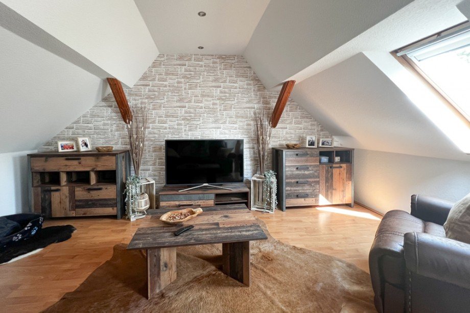 Wohnzimmer im OG Reihenendhaus Am Ettersberg/ Berlstedt
