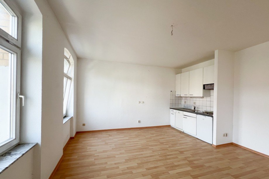 K�chenbereich mit EBK Etagenwohnung Erfurt