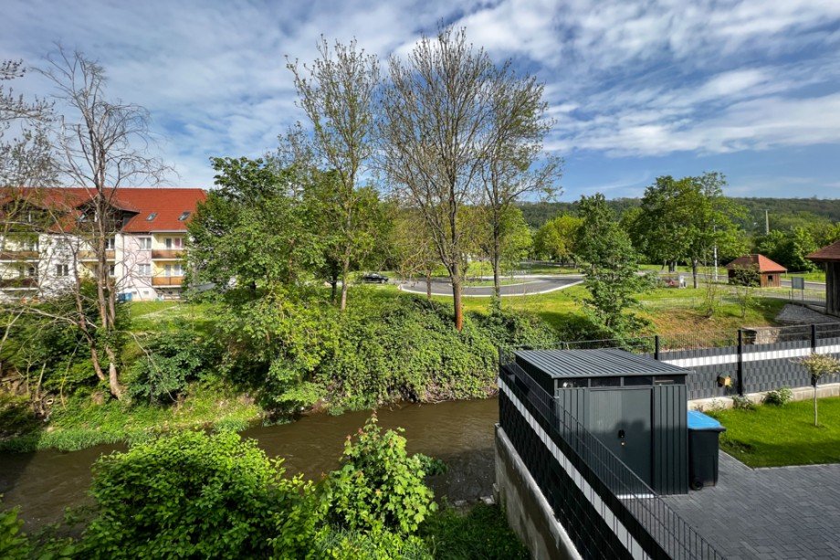 Blick aus dem Obergeschoss Bauernhaus Gro�heringen