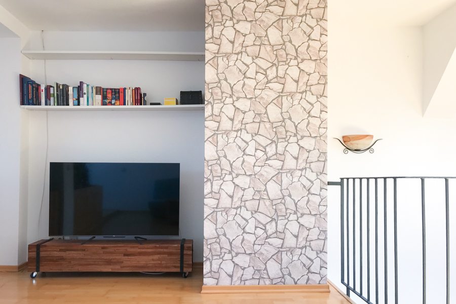 Stilvolles Wohnzimmer Maisonettewohnung Erfurt / Andreasvorstadt