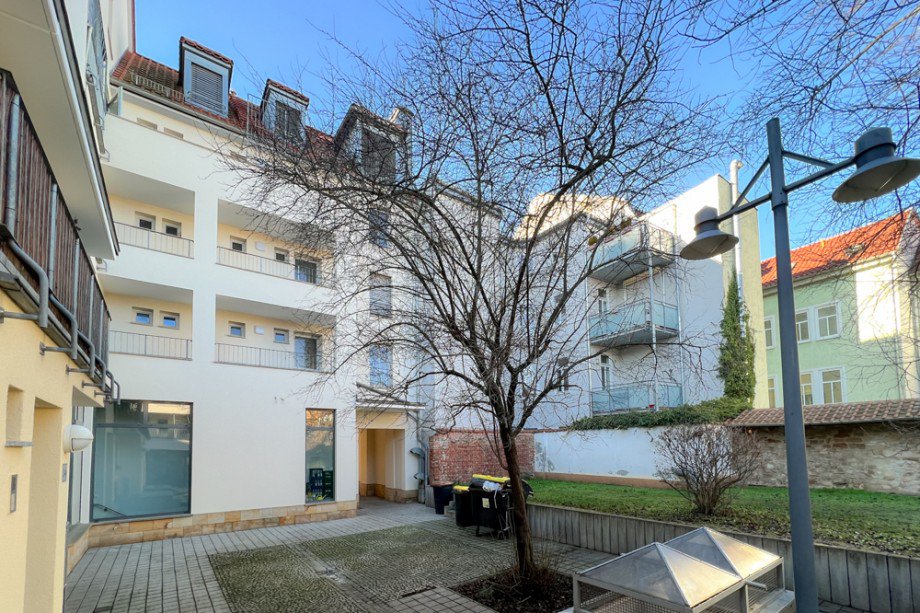 Innenhof Etagenwohnung Erfurt