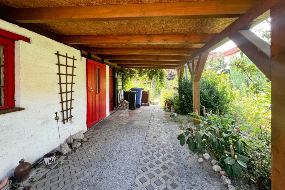 Carport Doppelhaush�lfte Unstrut- Hainich /Gro�engottern