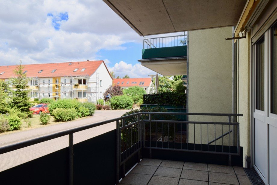 Balkon Erdgeschosswohnung Erfurt