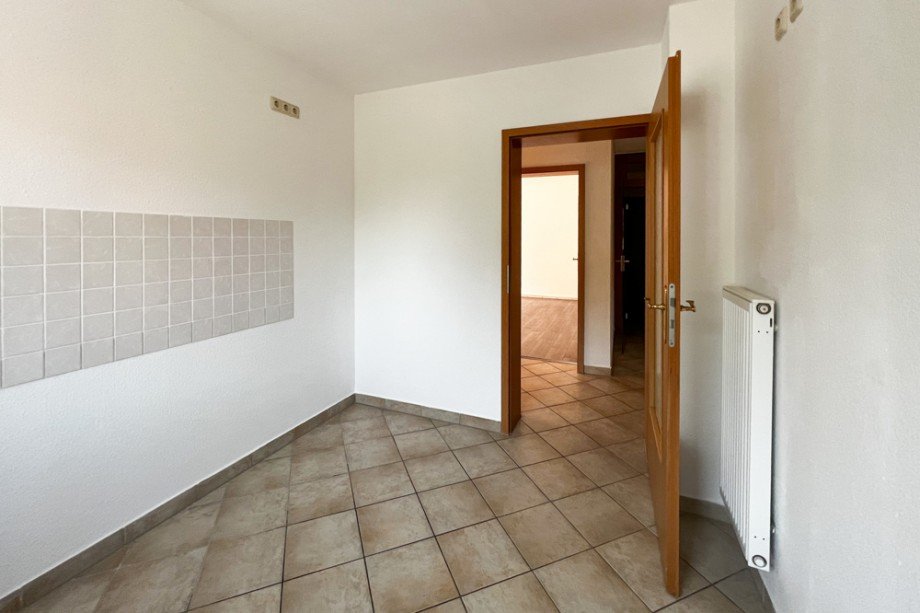 Blick von K�che in den Flur Erdgeschosswohnung Nesse- Apfelst�dt / Kornhochheim