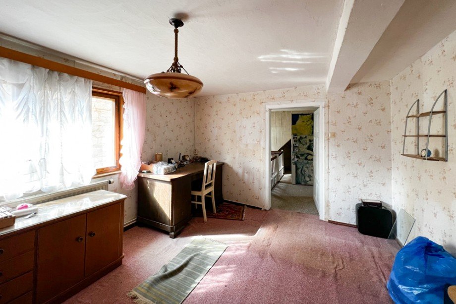 Blick von gro�en Schlafzimmer in den Flur Bauernhaus Gro�heringen