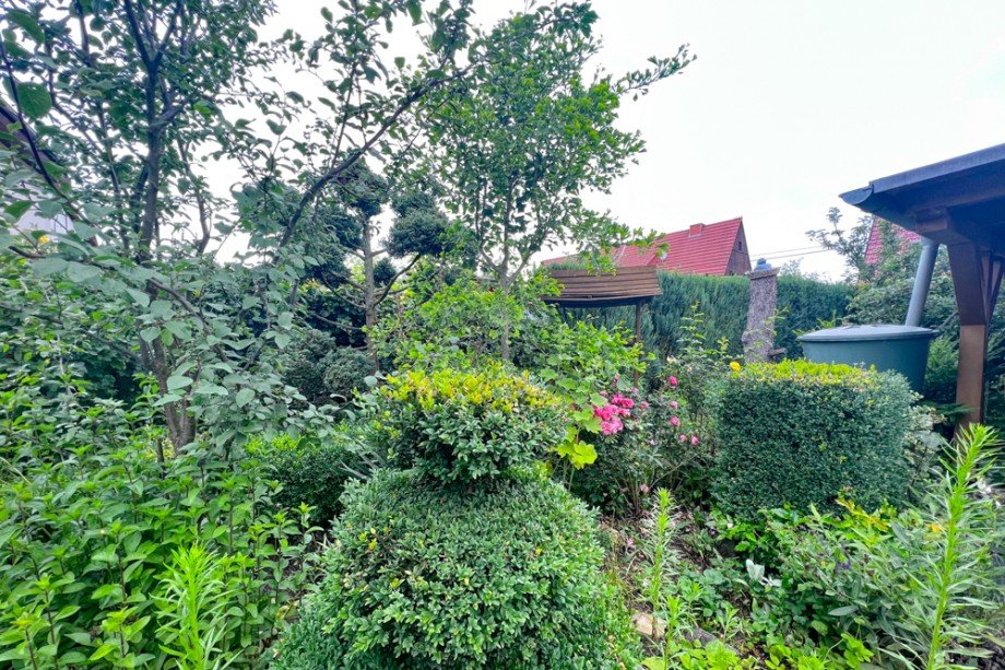 Liebevoll angelegter Garten Doppelhaush�lfte Unstrut- Hainich /Gro�engottern